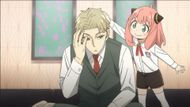 Anya comforting Loid (Image credit: Wit Studio and CloverWorks)